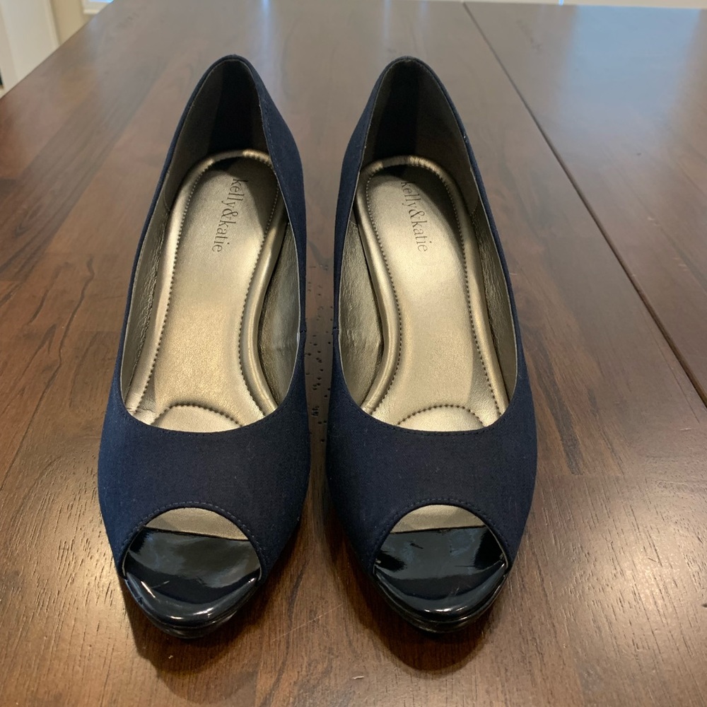 Kelly & Katie Platform Pumps.